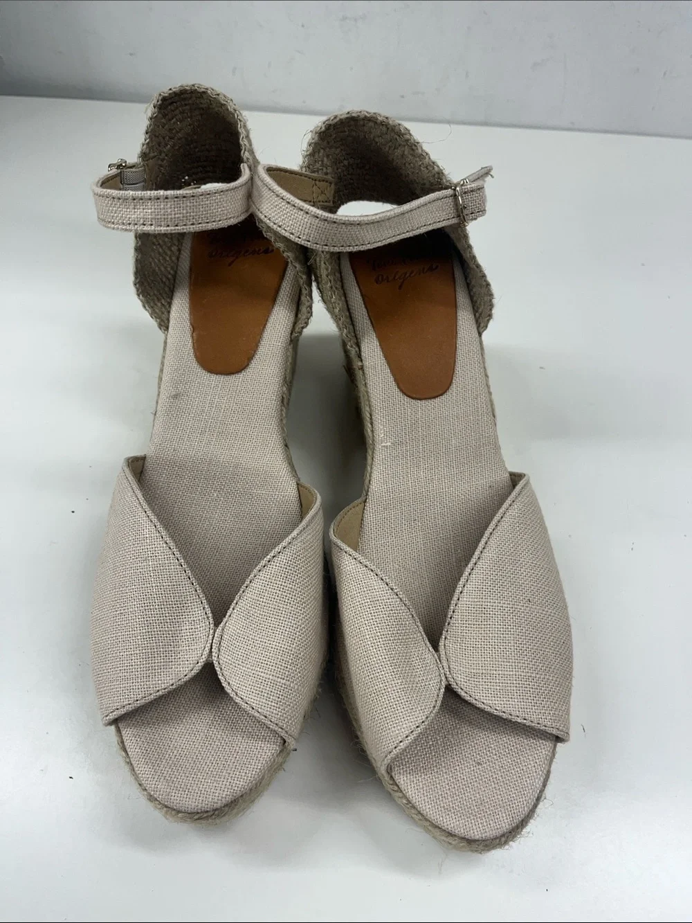 New Toni Pons Womens Lua Espadrilles in Beige Size 41